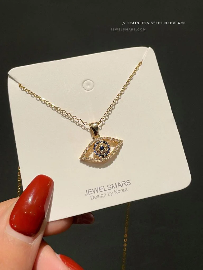 Evil eye Necklace ( stainless steel )