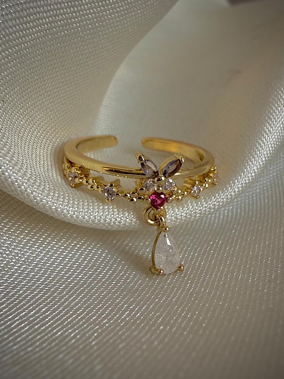 Fae Bloom Dangling Ring - Image 2