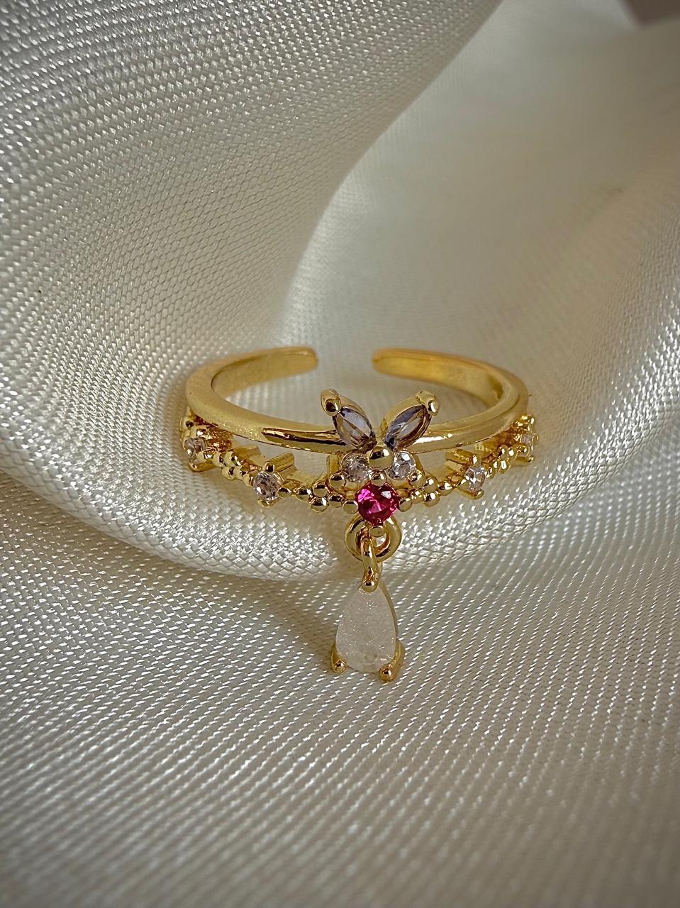 Fae Bloom Dangling Ring - Image 3