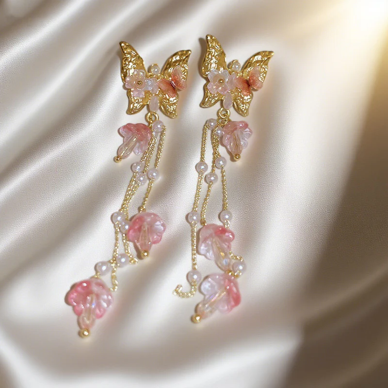 Fairy Blossom Butterfly Earrings - Image 5