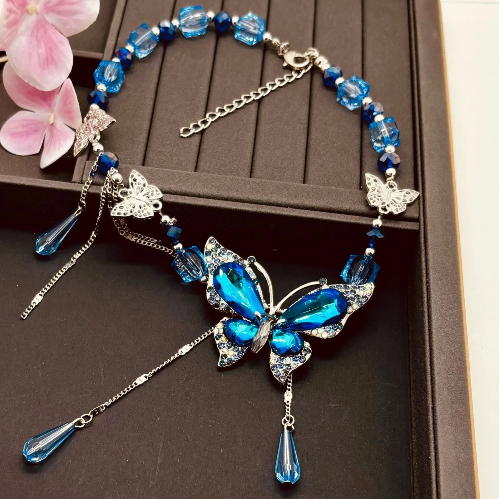 Fairy Dusted Butterfly Necklace - Image 5