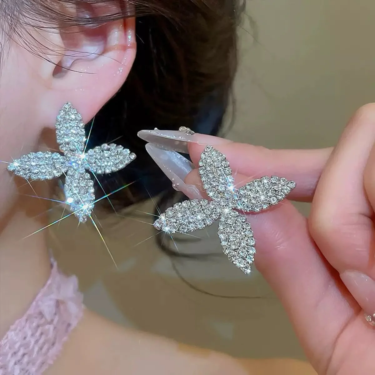 Fairy Flicker Flower Earrings - Image 2