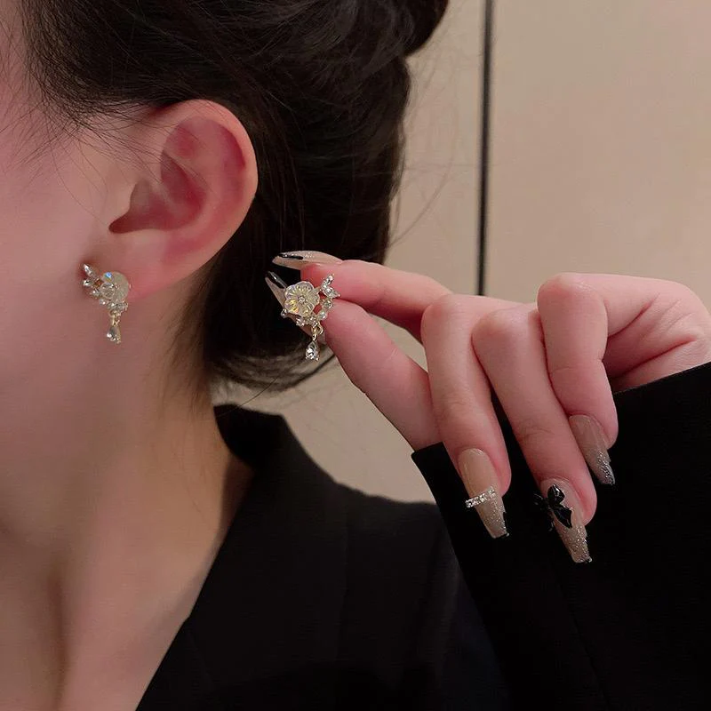 Fairy frost Floral earrings - Image 2