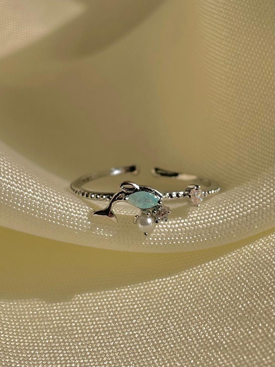 Fish in the Sea Dreamy Ring- blue - Image 3