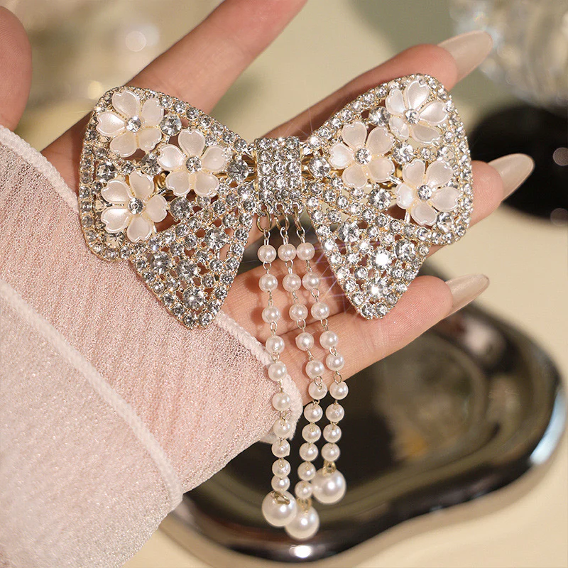 Flora Fae Bow Hair Clip - Image 2