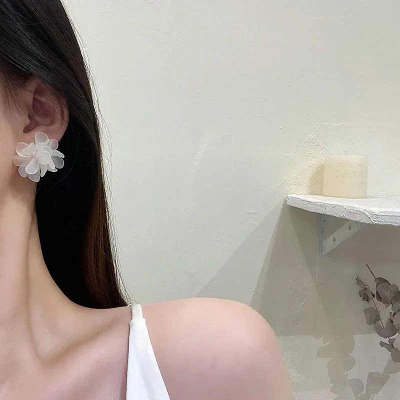 Floral Petal Earrings - Image 2