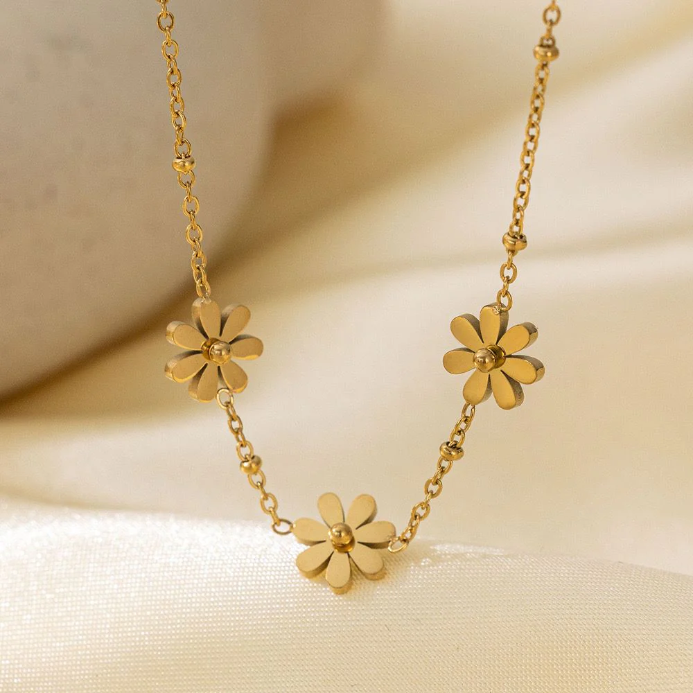 Floral Triplets Necklace - Image 2