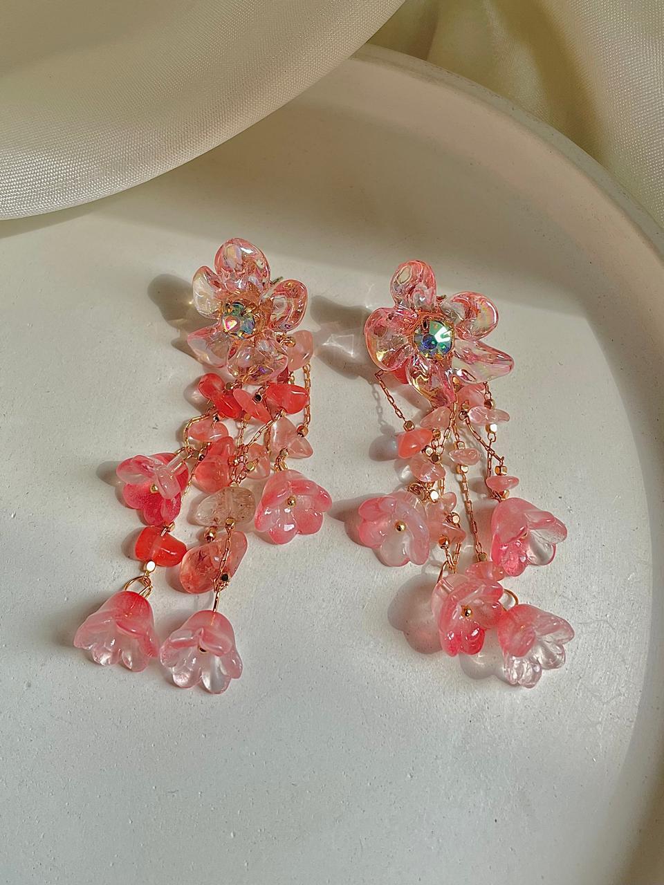Flower in the Hues Dreamy Earrings - Image 2