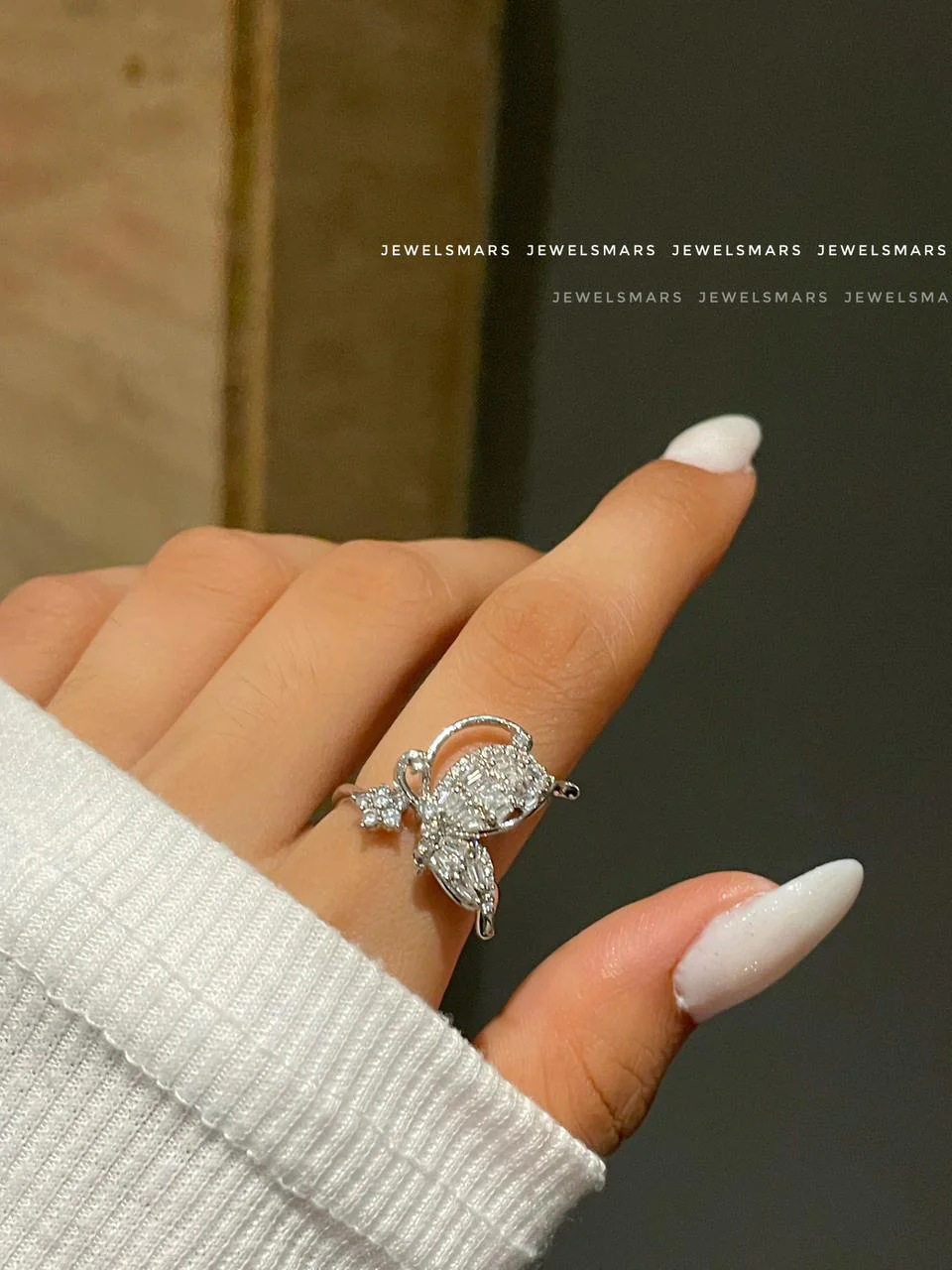 Flying Butterfly Ring - silver - Image 3