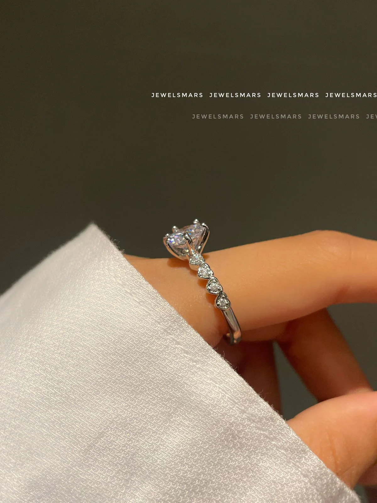 Forever Love Solitaire Ring - Image 2