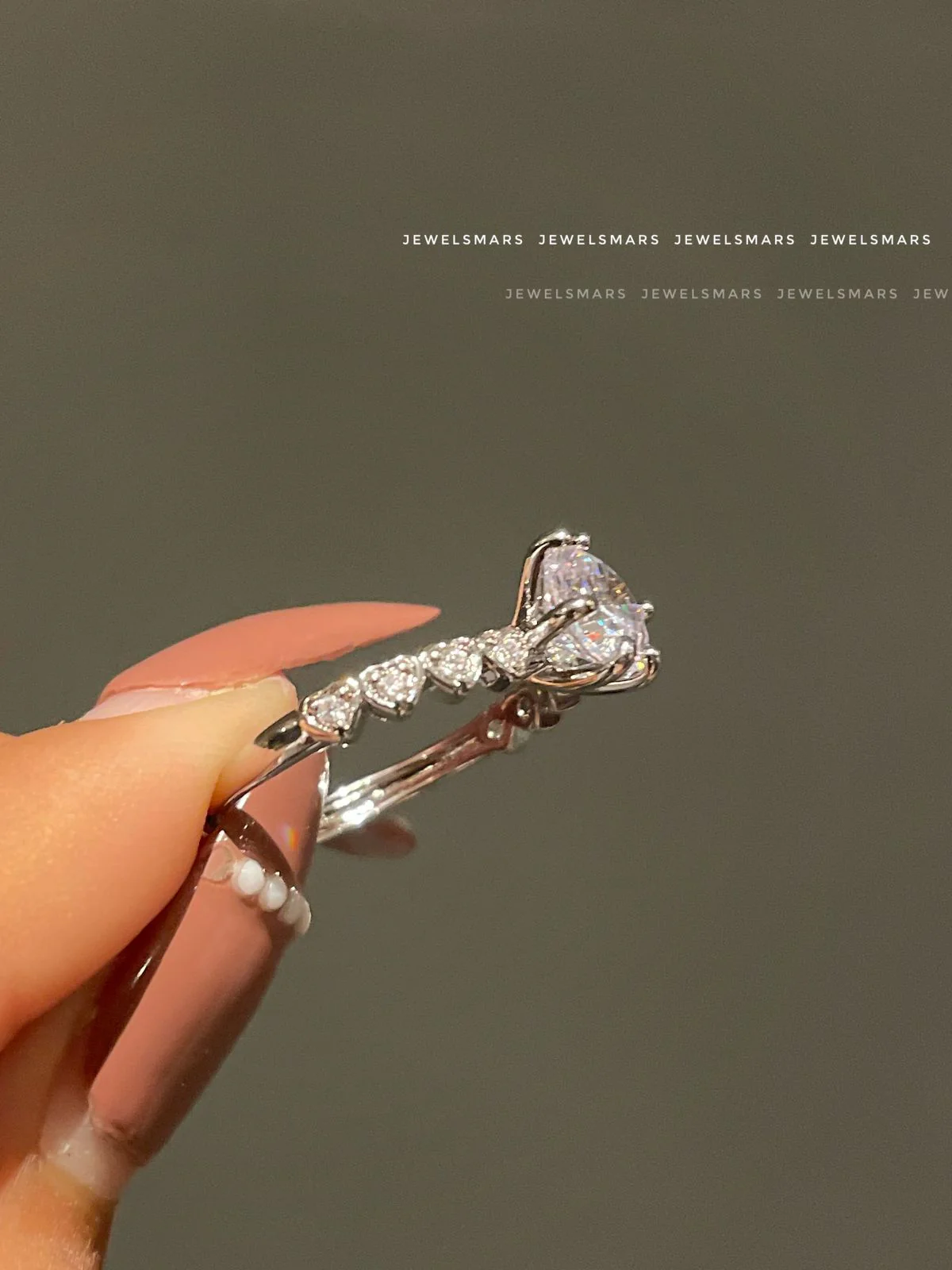 Forever Love Solitaire Ring - Image 3