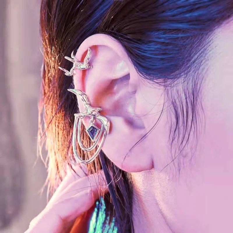 Fortnight Purple Earrings - Image 2