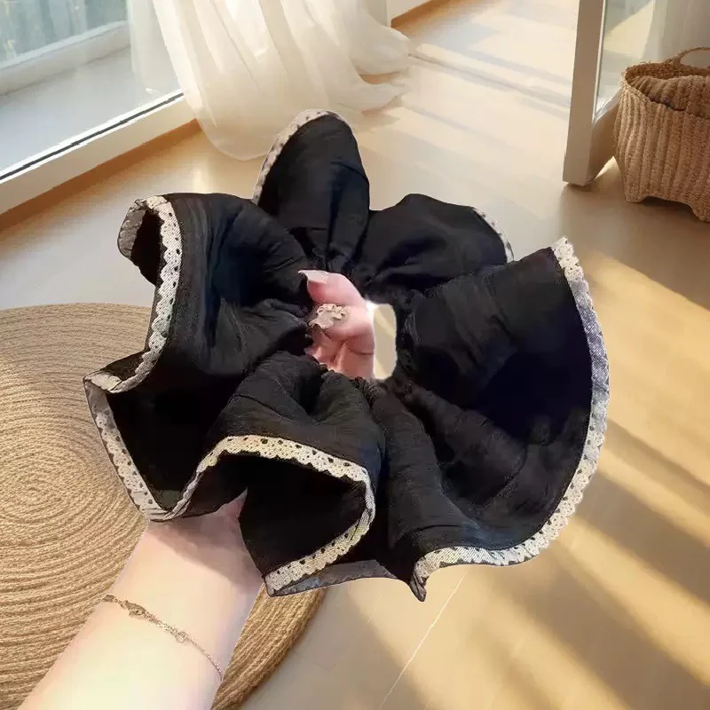 French Girly Lacey Scrunchie - Image 5