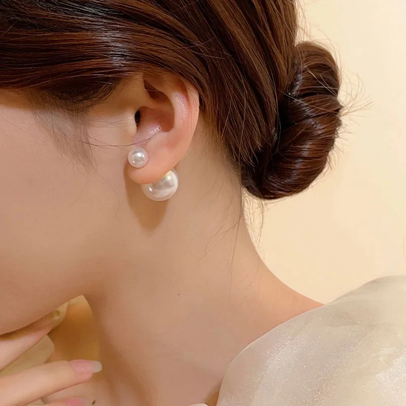 Pearly Love Earjacket earrings (can be worn in multiple ways) - Image 3