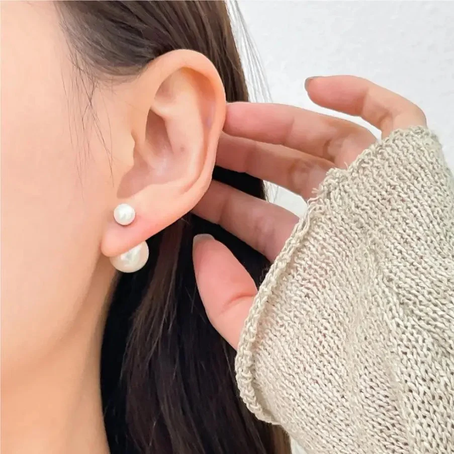 Pearly Love Earjacket earrings (can be worn in multiple ways) - Image 6