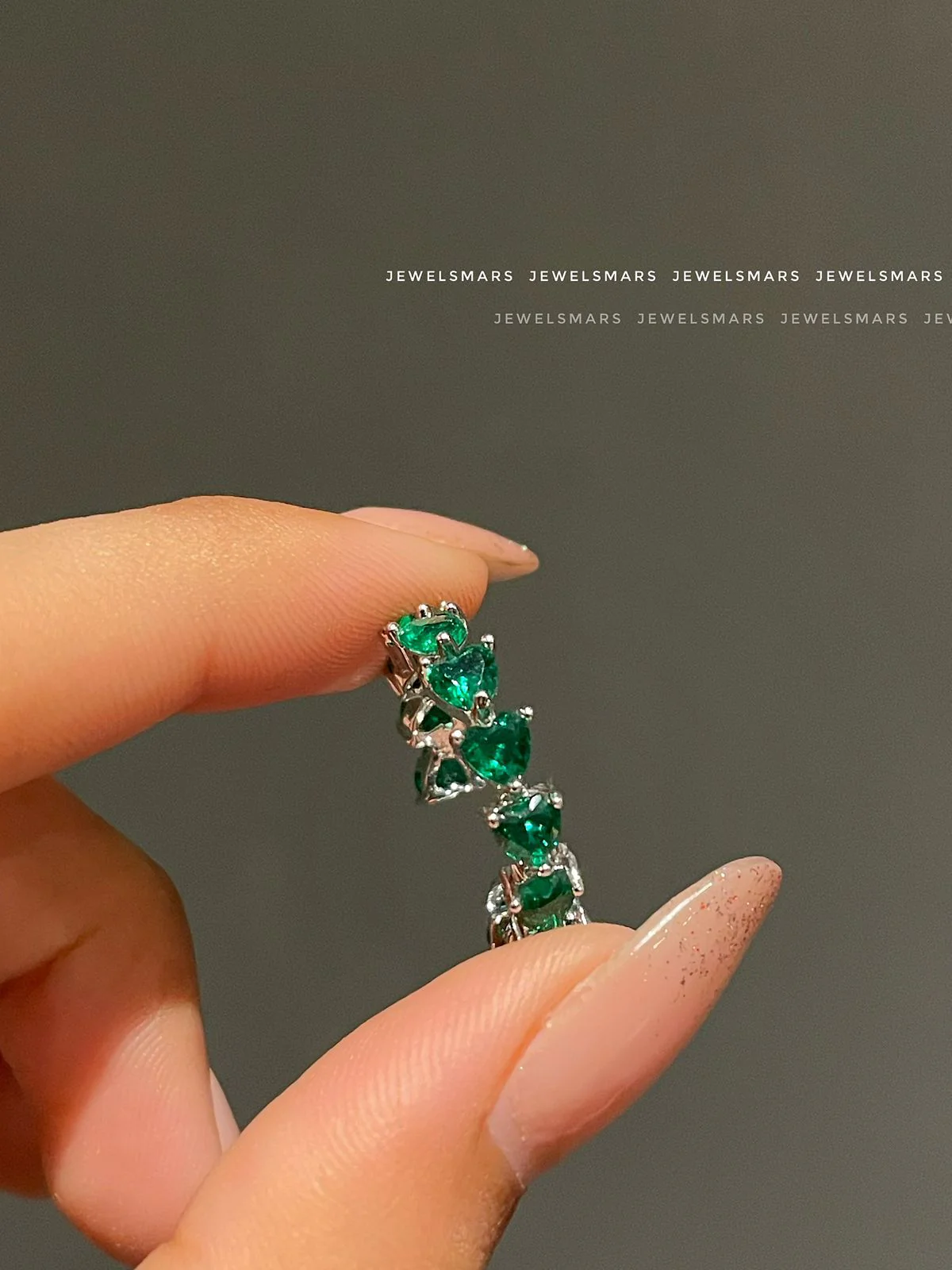 Frozen Heart Ring - green - Image 3