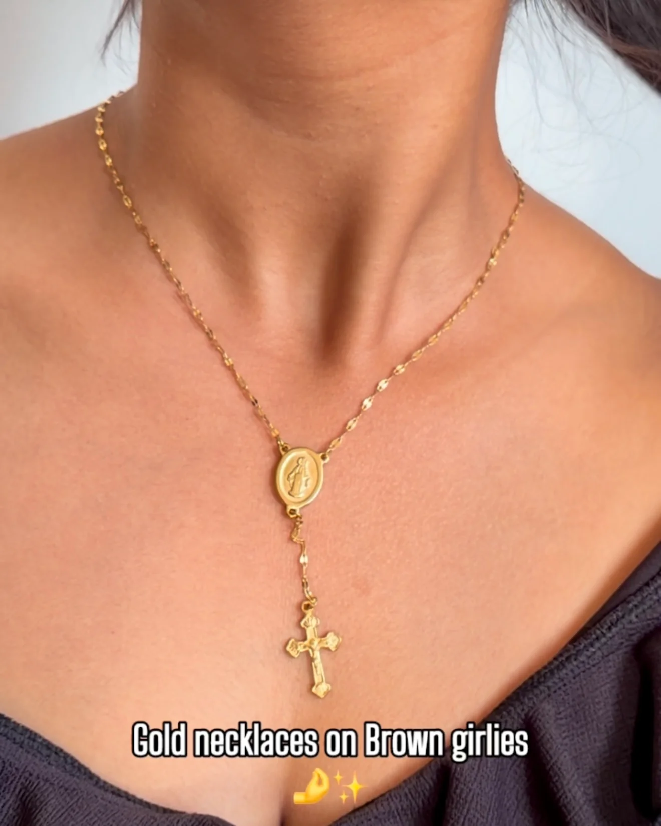 Gabriela Cross Necklace - Image 3