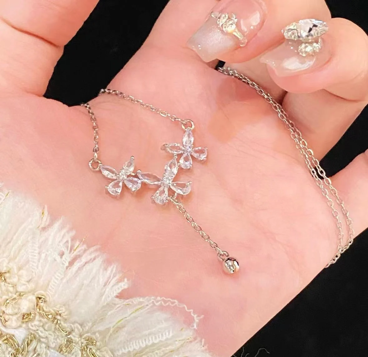 Gardenia Trinklet Necklace - Image 4
