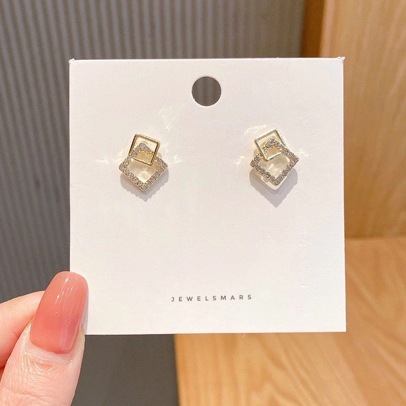 Geometric Statement Earrings - Image 6