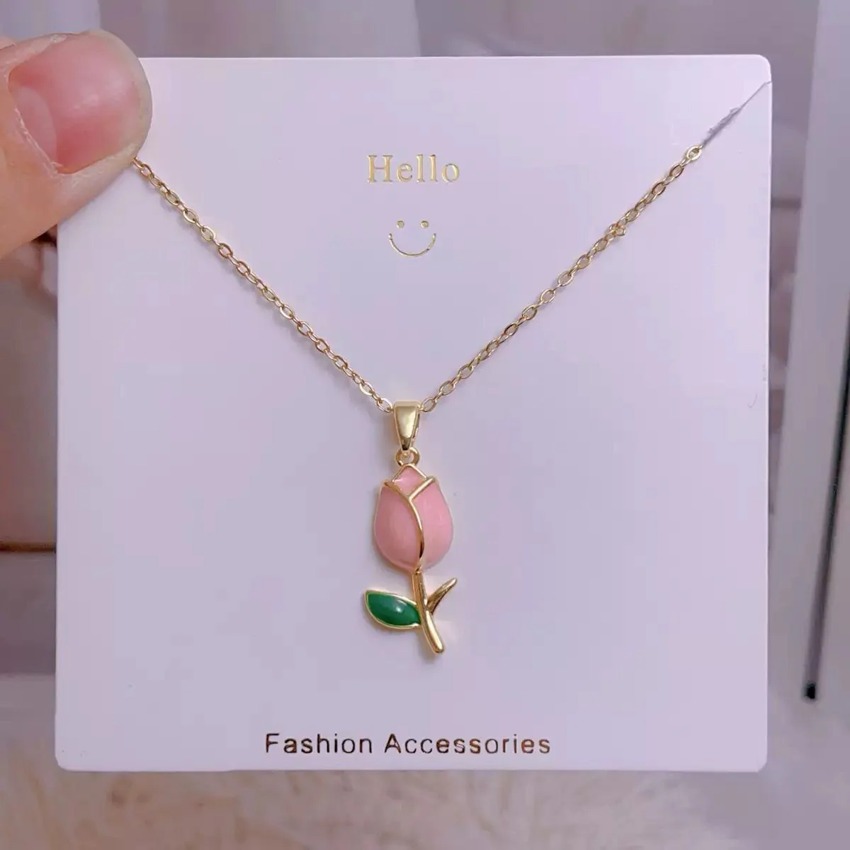 Girl who loves pink! Necklace