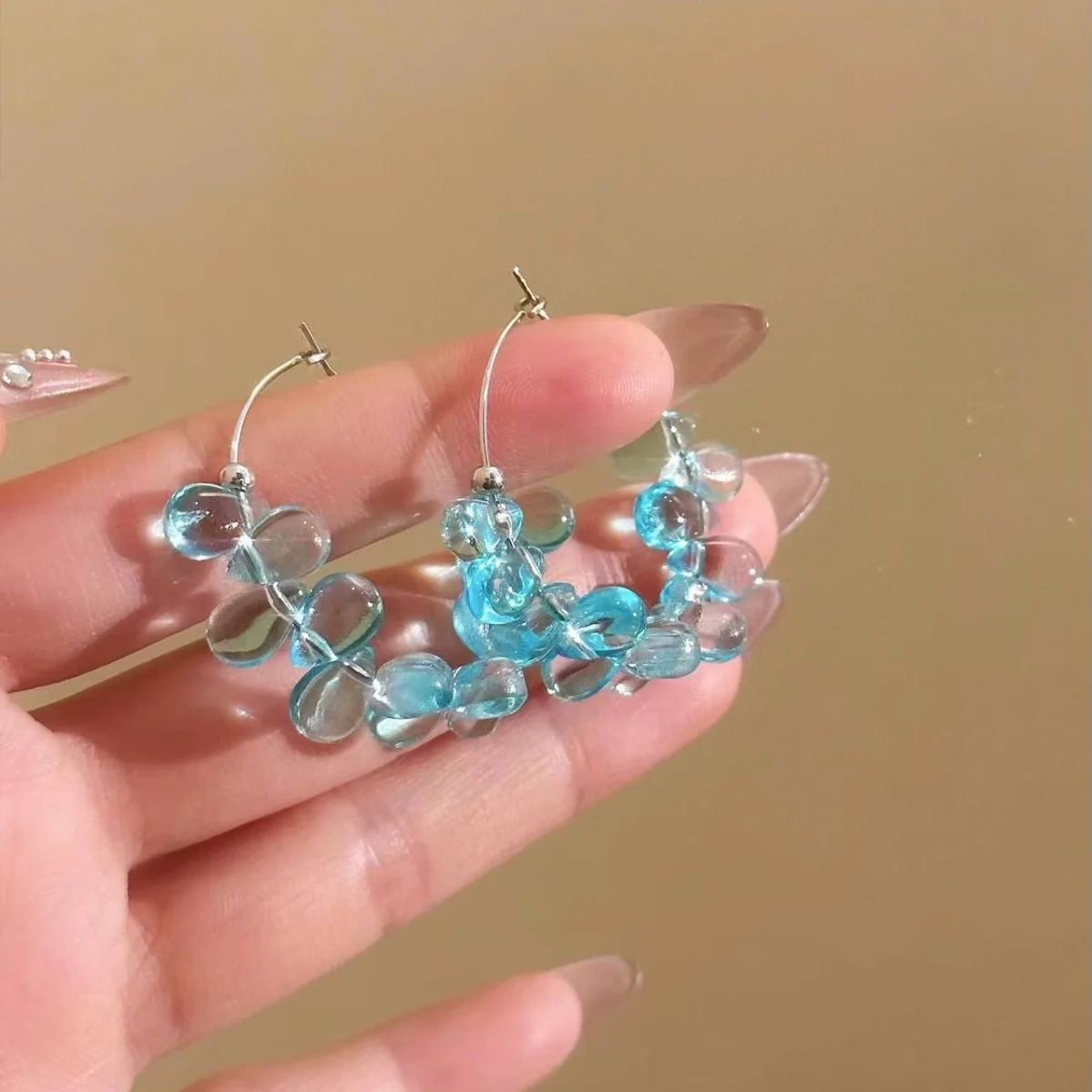 Glam Sapphire Earrings - Image 3