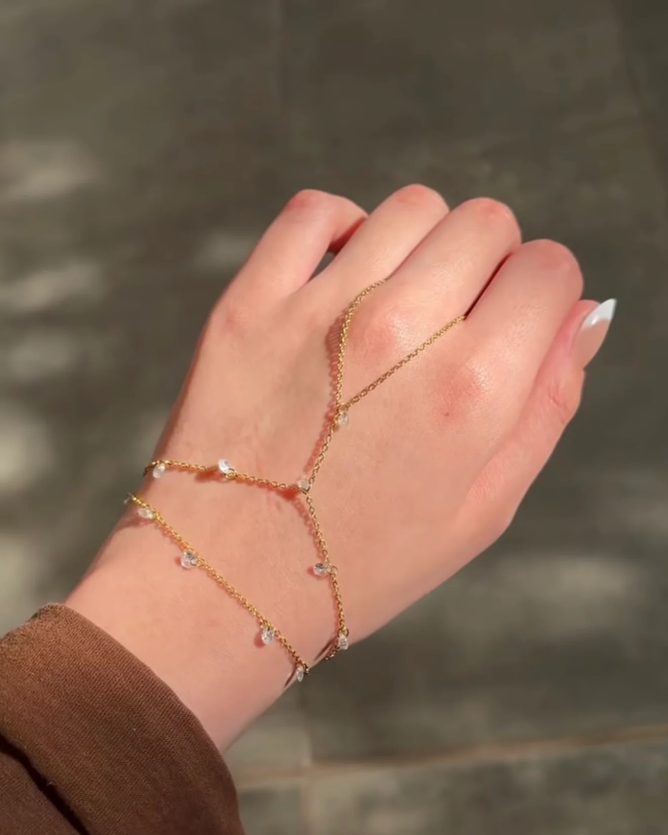Glossed Hand Girly Hand chain