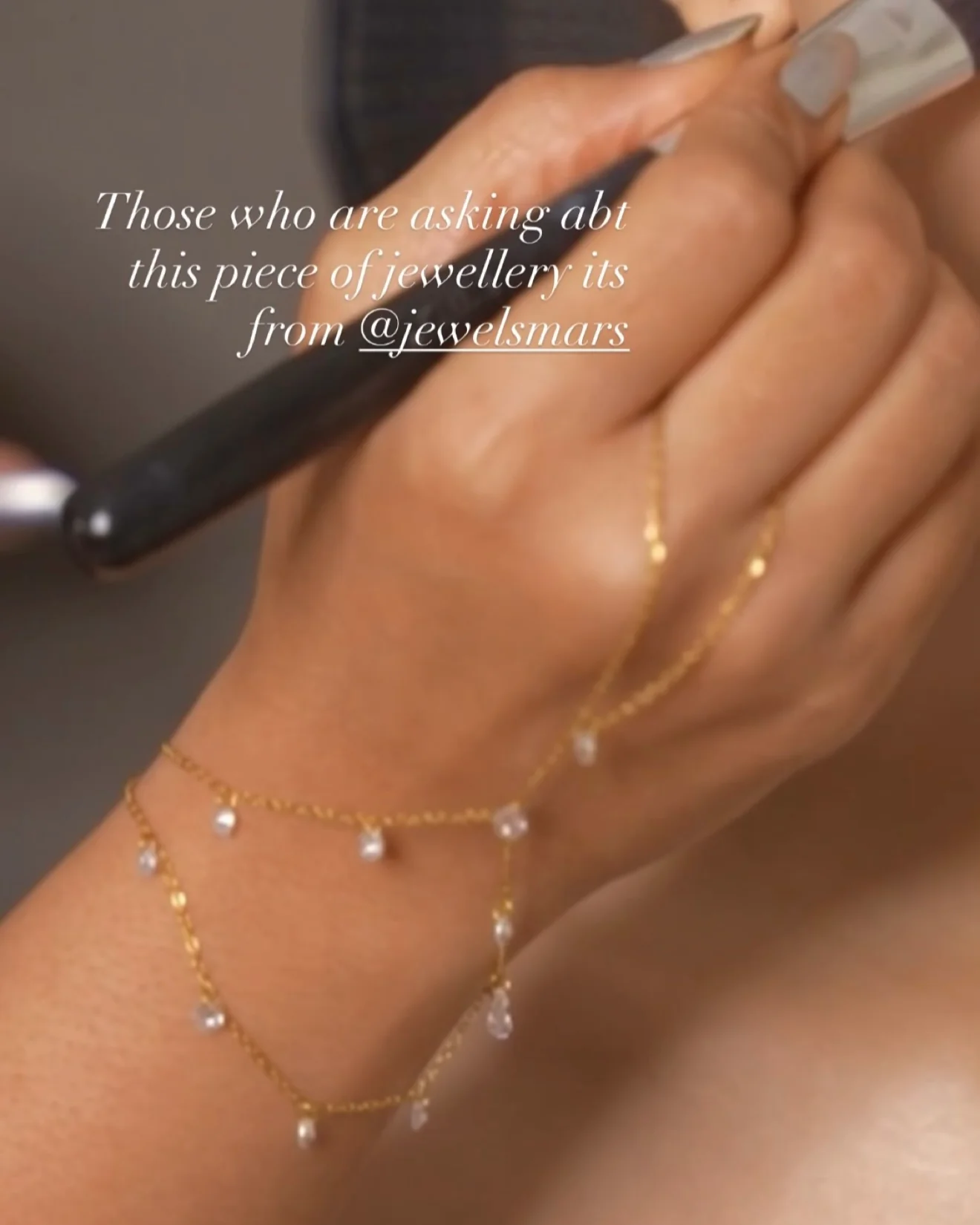 Glossed Hand Girly Hand chain - Image 3
