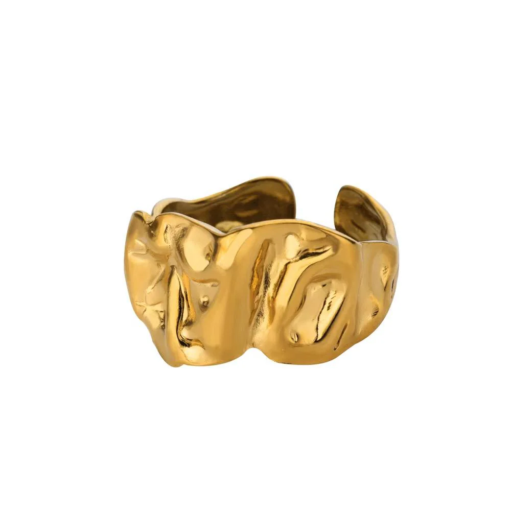 Gold Bold Baddie Ring - Image 2