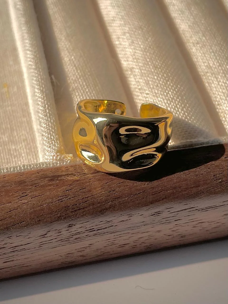 Gold Digger Hammered Ring - Image 2
