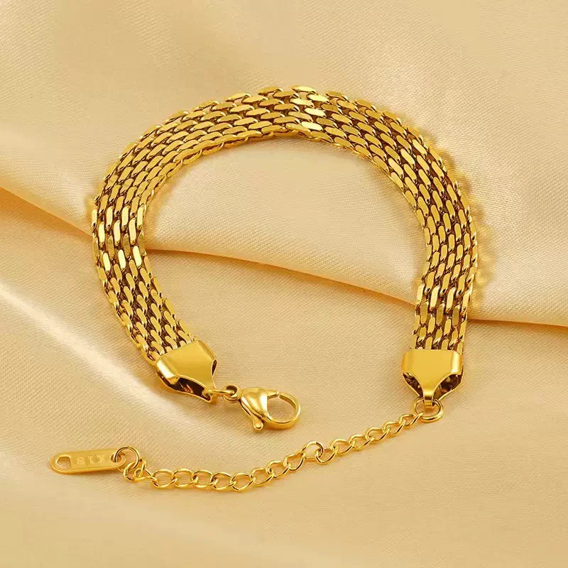 Gold-mood Mesh Bracelet - Image 2