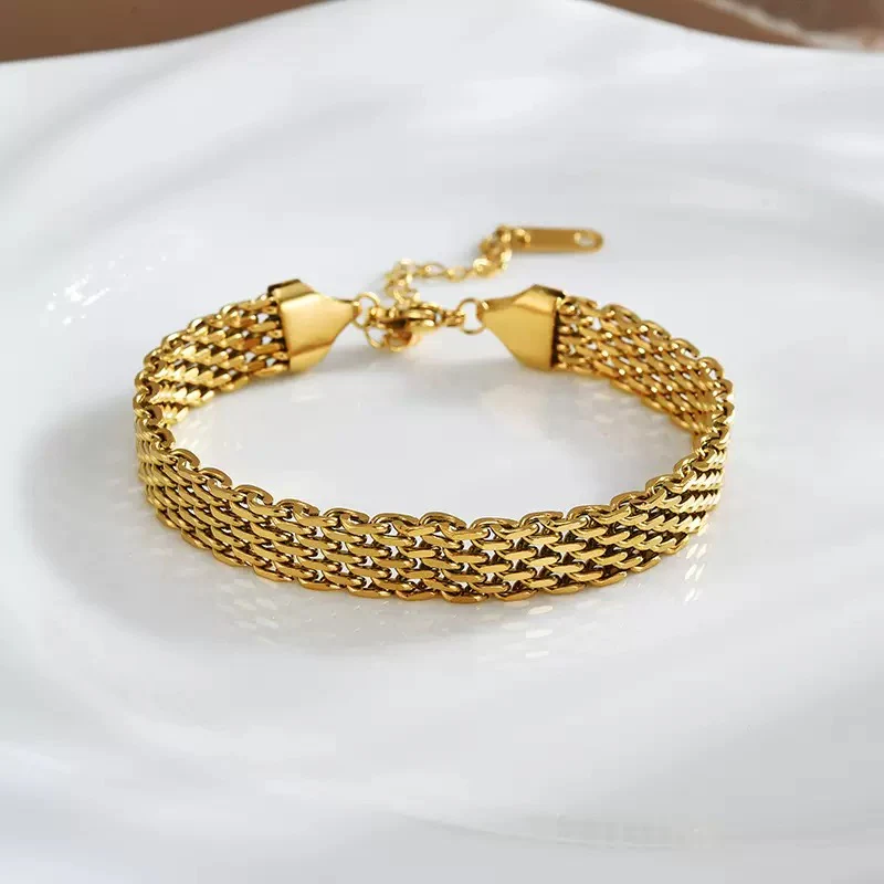 Gold-mood Mesh Bracelet - Image 5