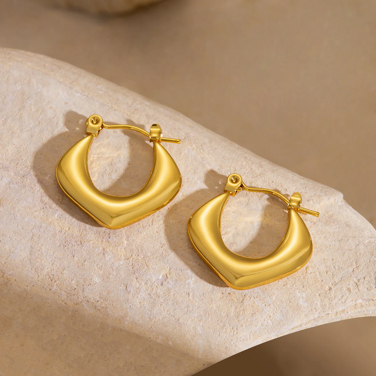 Gold Rush Hoops Earrings
