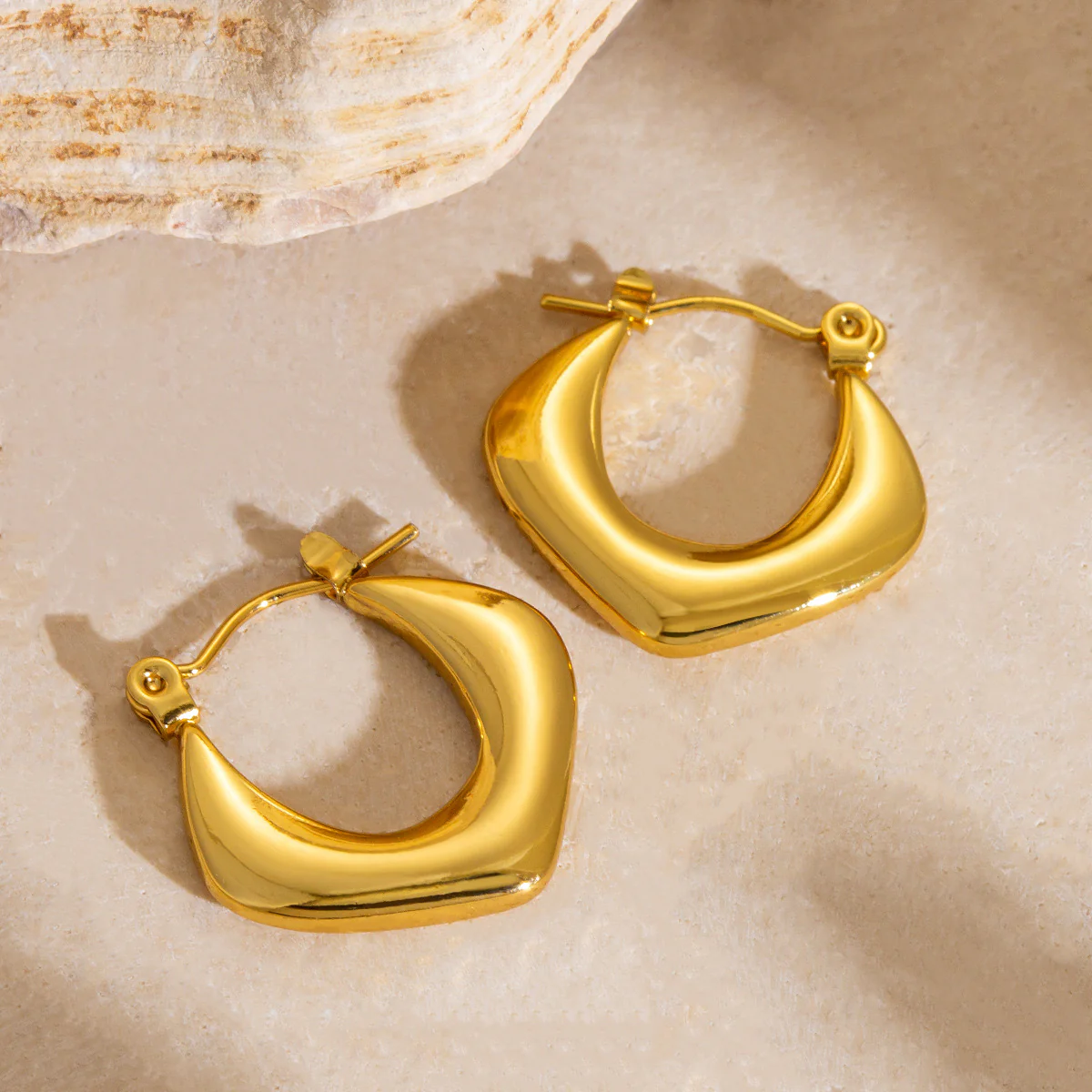 Gold Rush Hoops Earrings - Image 3