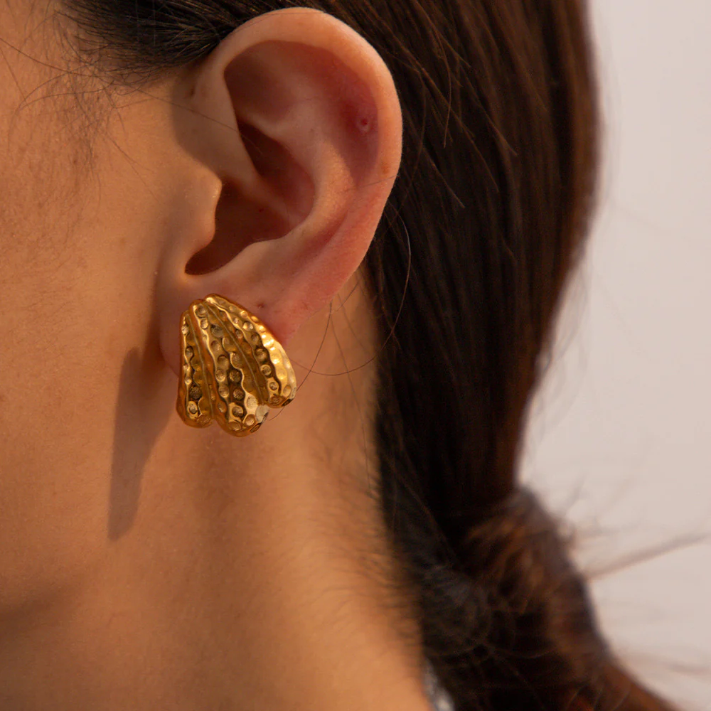 Golden Celestia Earrings