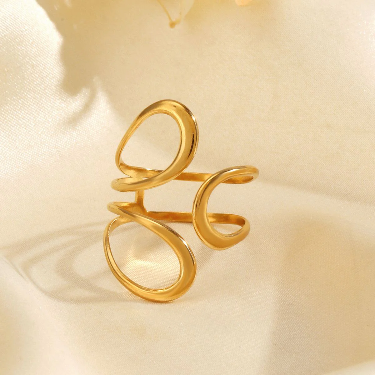 Golden Coil Ring - Image 4