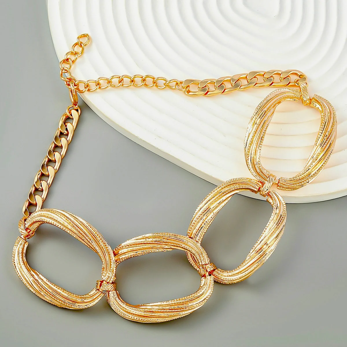 Golden Getter Statement Necklace - Image 2