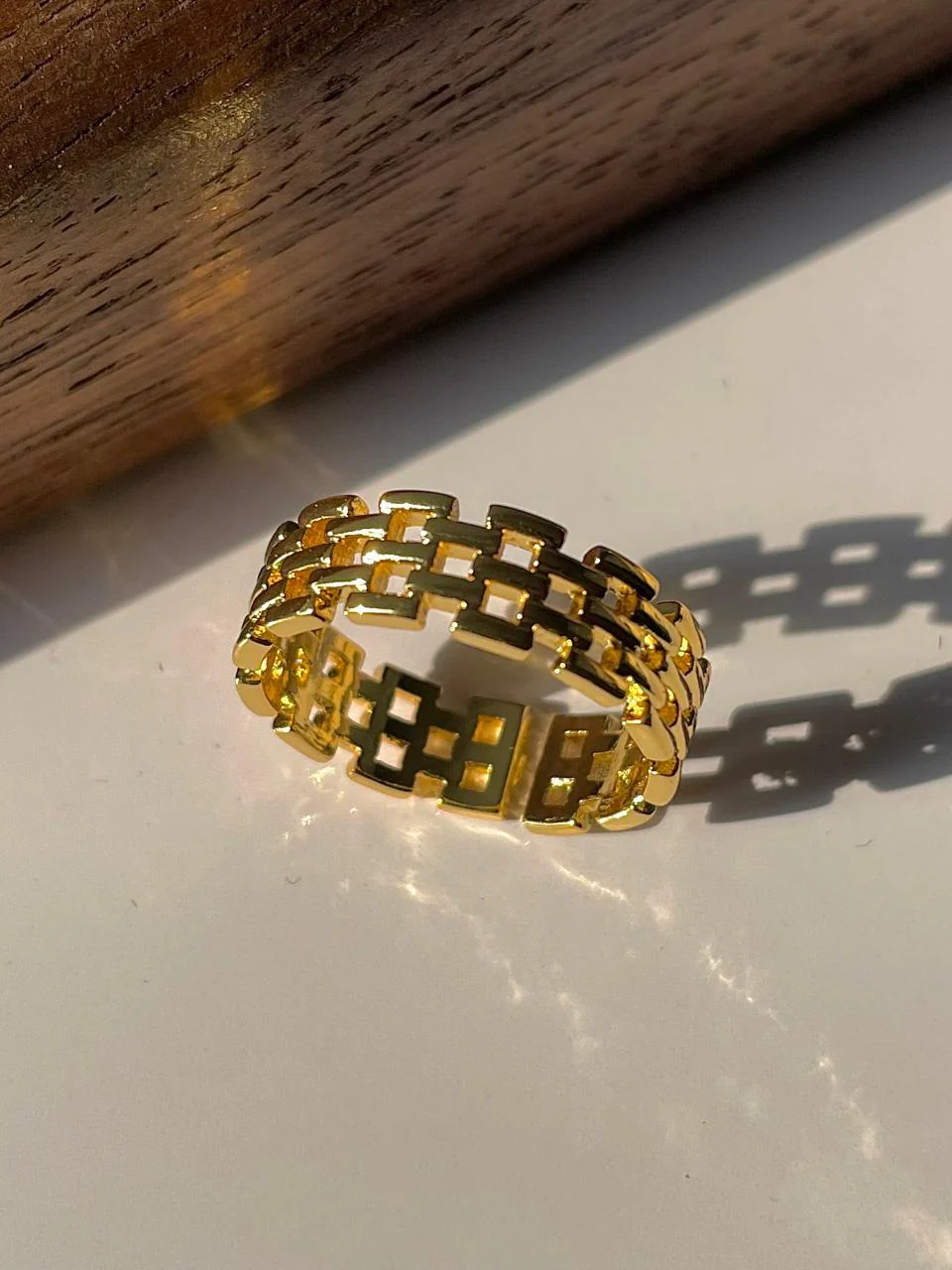 Golden Glitch Ring - Image 3