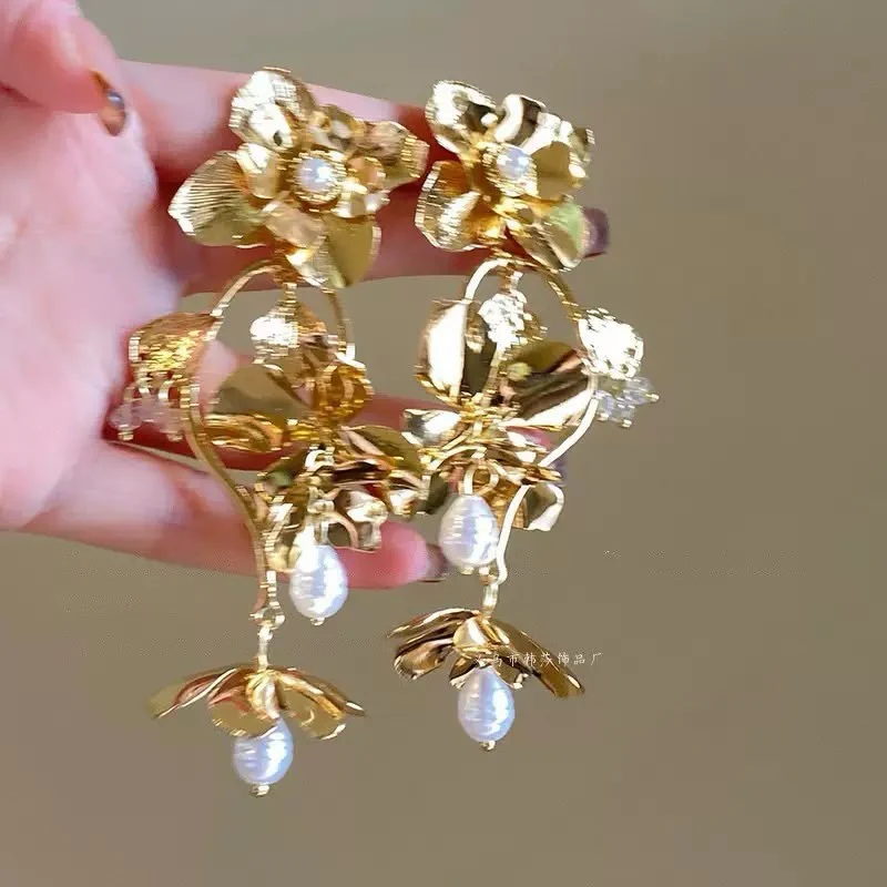 Golden Hour Flora Chandelier Earrings - Image 3
