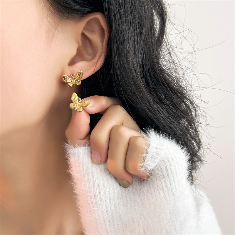 Golden Metamorphosis Earrings - Image 3