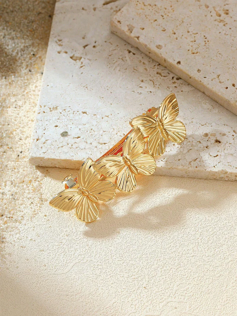 Golden Trio Hair Clip - Image 2