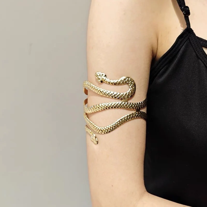 Golden Viper Arm Cuff - Image 3