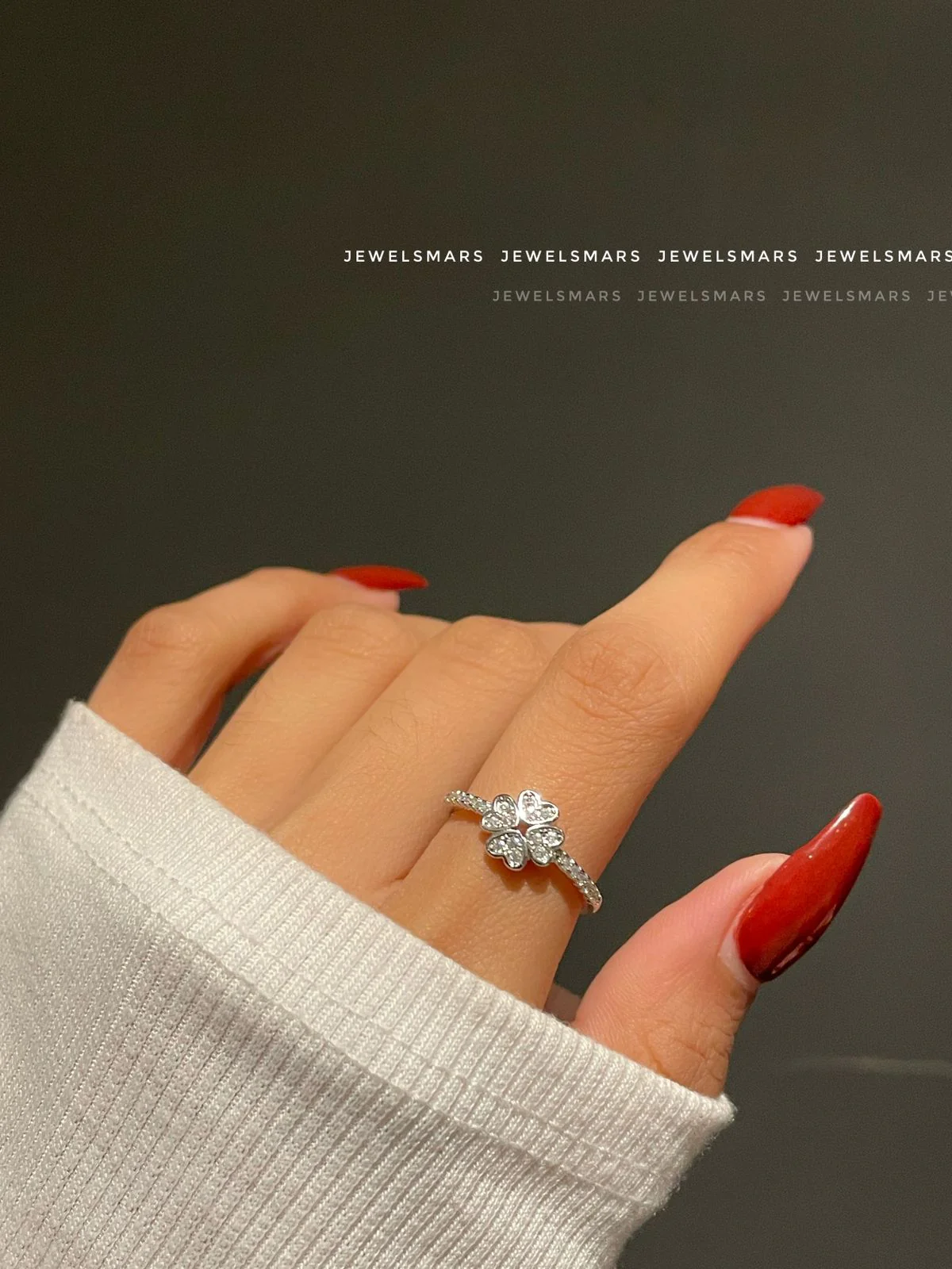 Good luck Clover Ring - Image 2