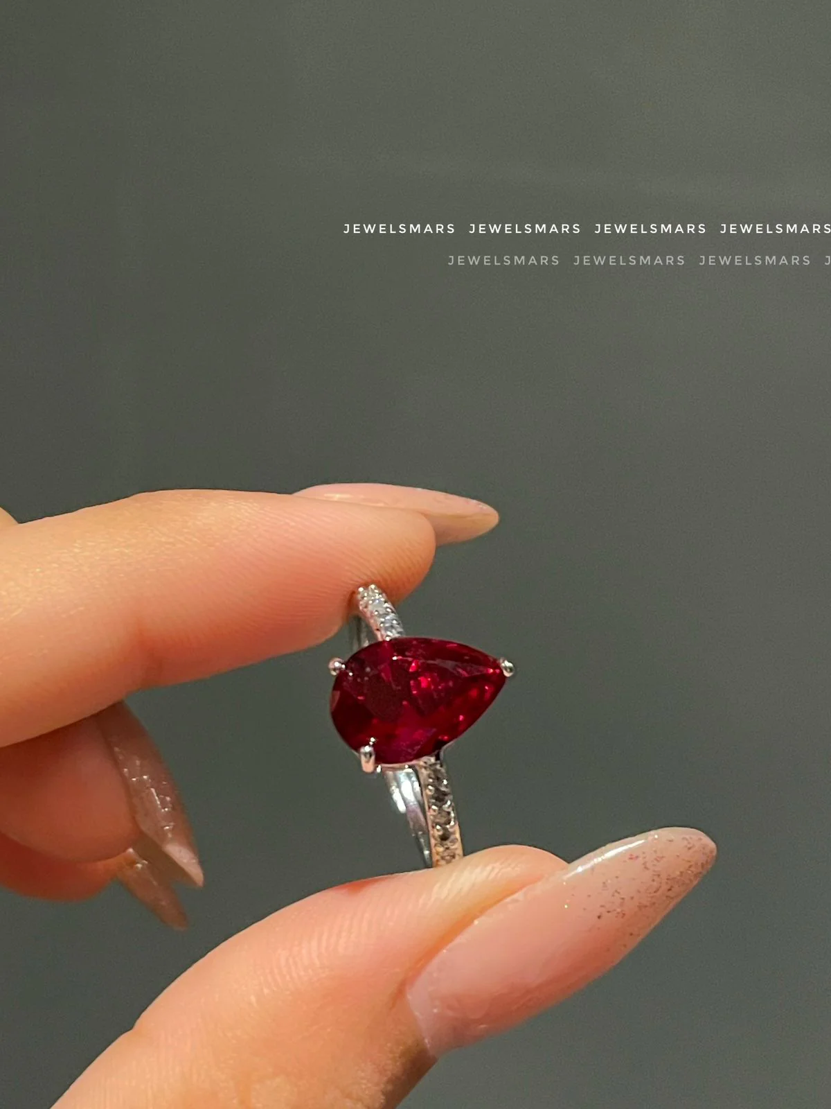 Grace Ring- red - Image 2