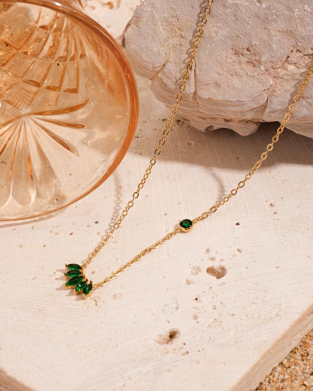 Grecian Emerald Necklace - Image 2