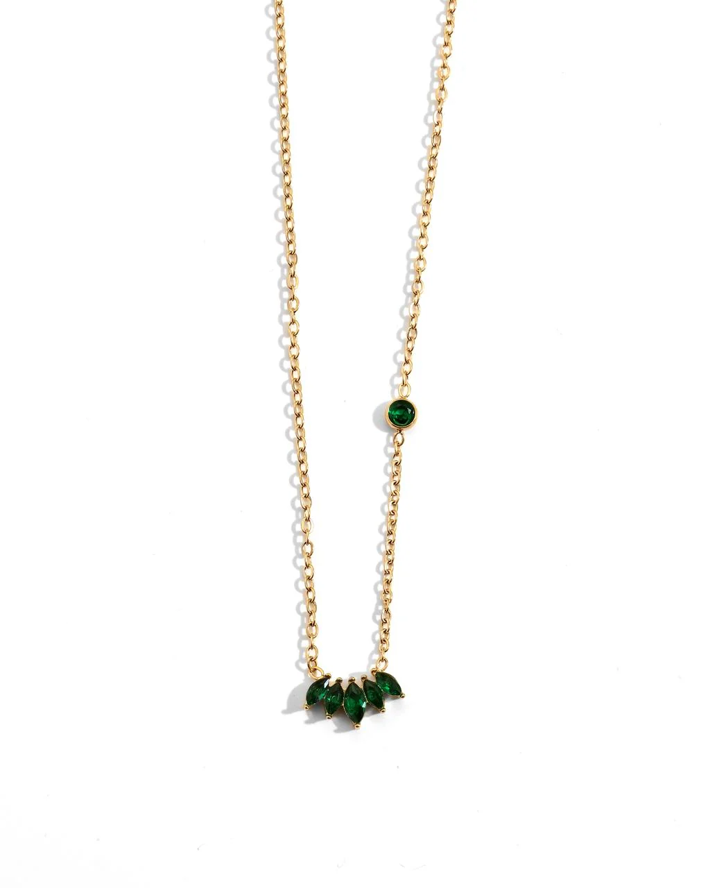 Grecian Emerald Necklace - Image 4