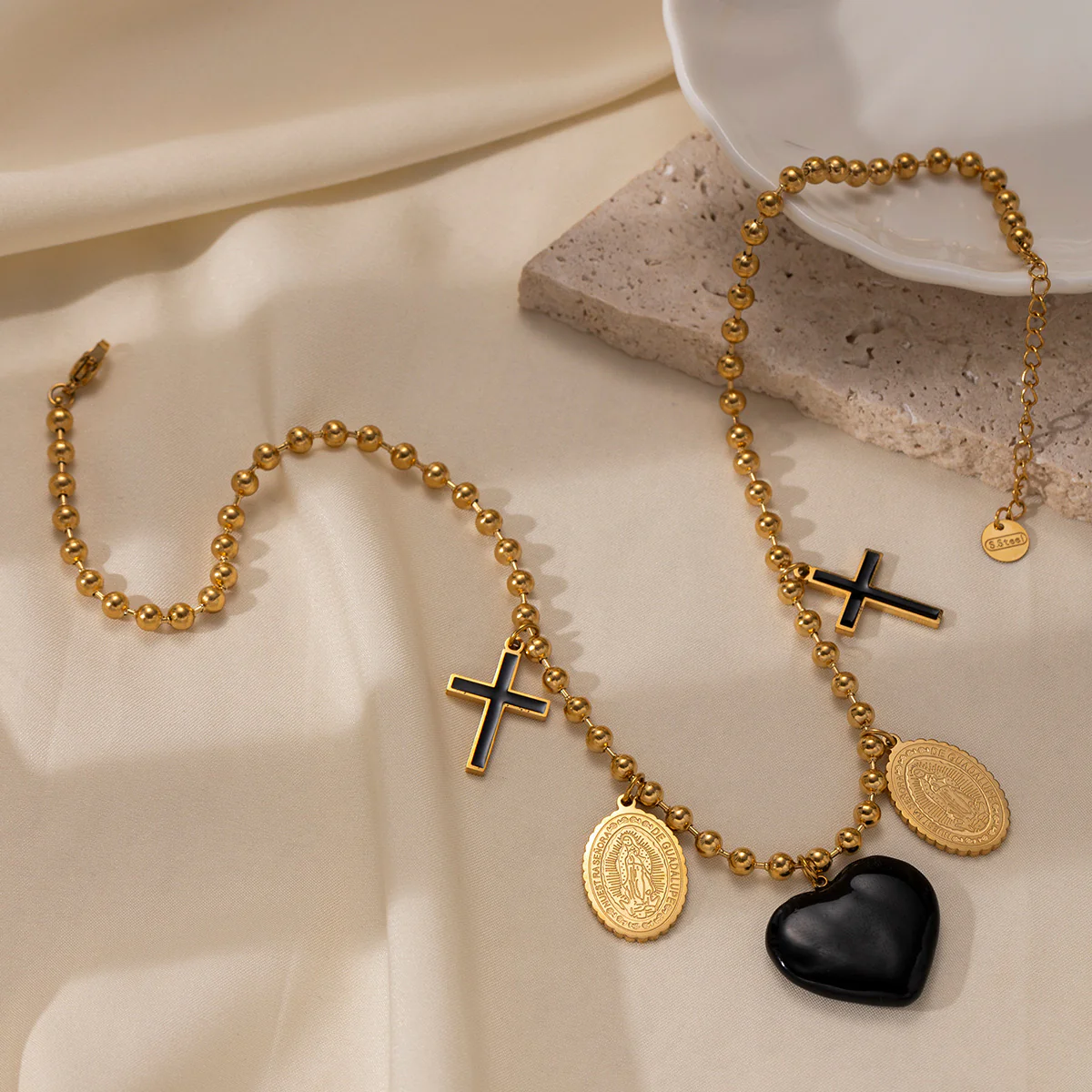 Grunge Gala Vintage Necklace