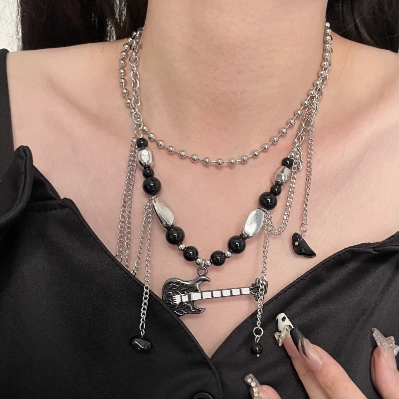 Grunge Guitar Strings Necklace - Image 5