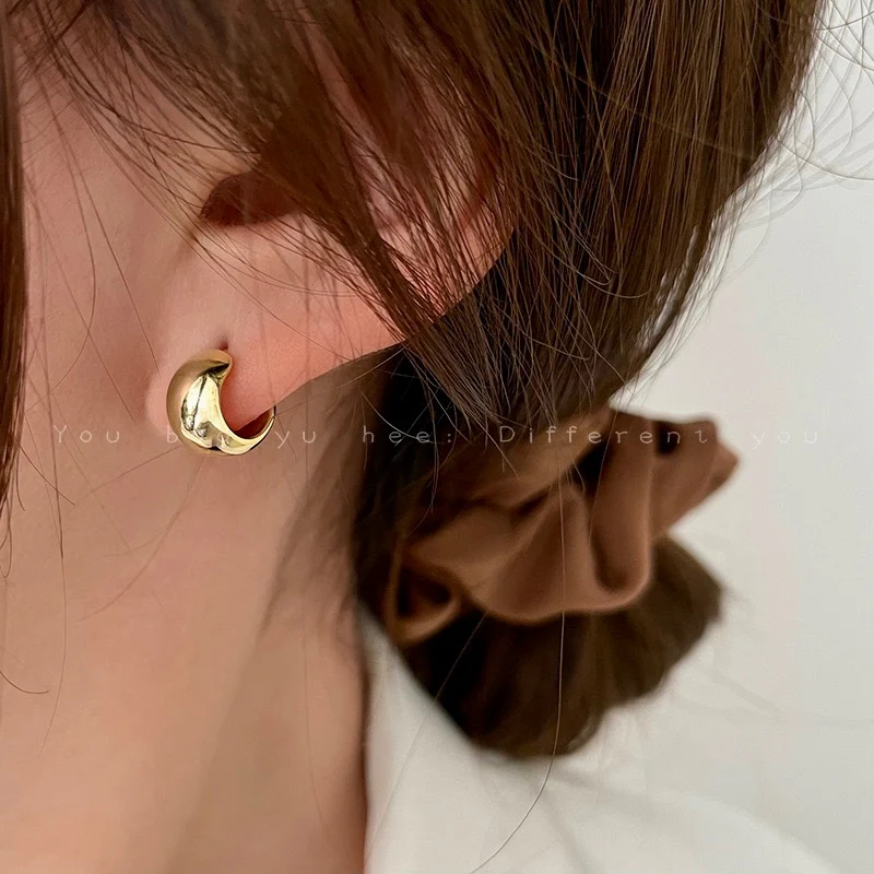 Hailey Bieber Coded Hoop Earrings