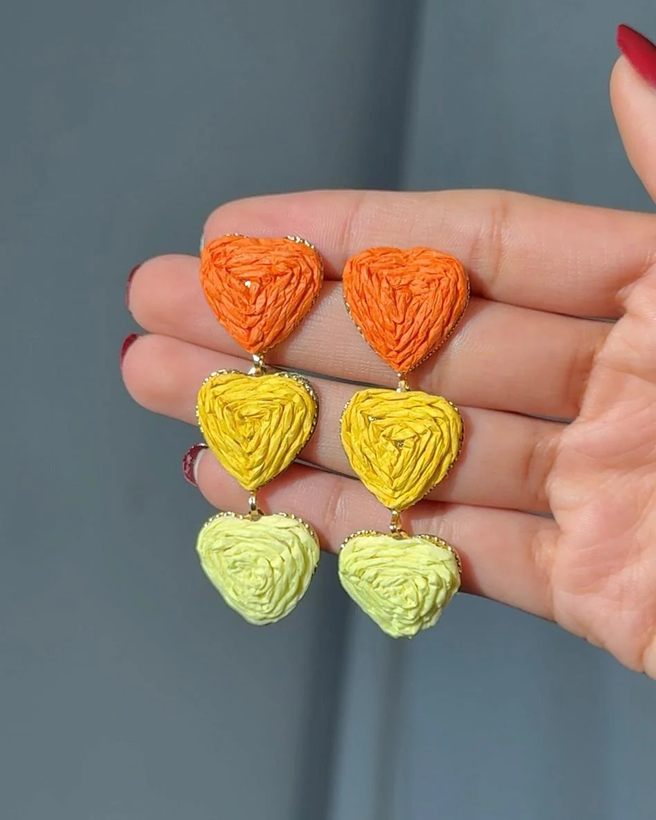 Havana Heart Earrings - Image 2