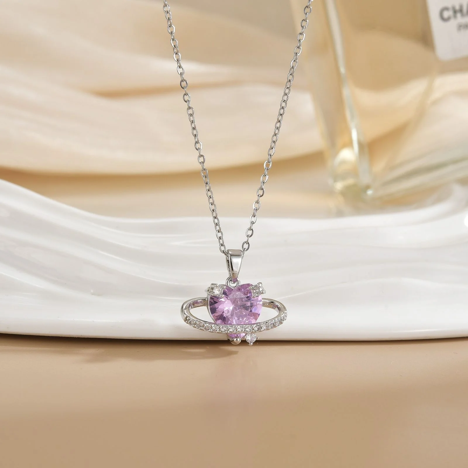 Heart around the Ring Necklace - Image 5